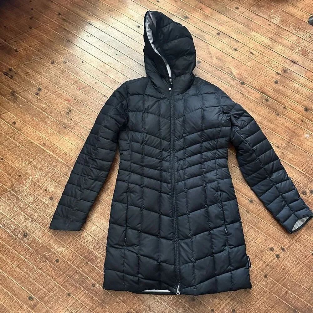 Obermeyer black slim black quilted insulated puffer XS jacket
